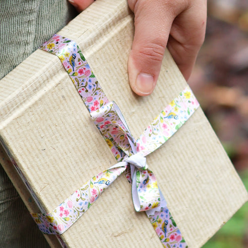Blue tit ribbon by the metre