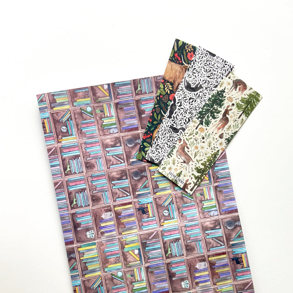 Bookish - wrapping paper
