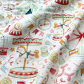 Fat Quarter Circus organic jersey fabric