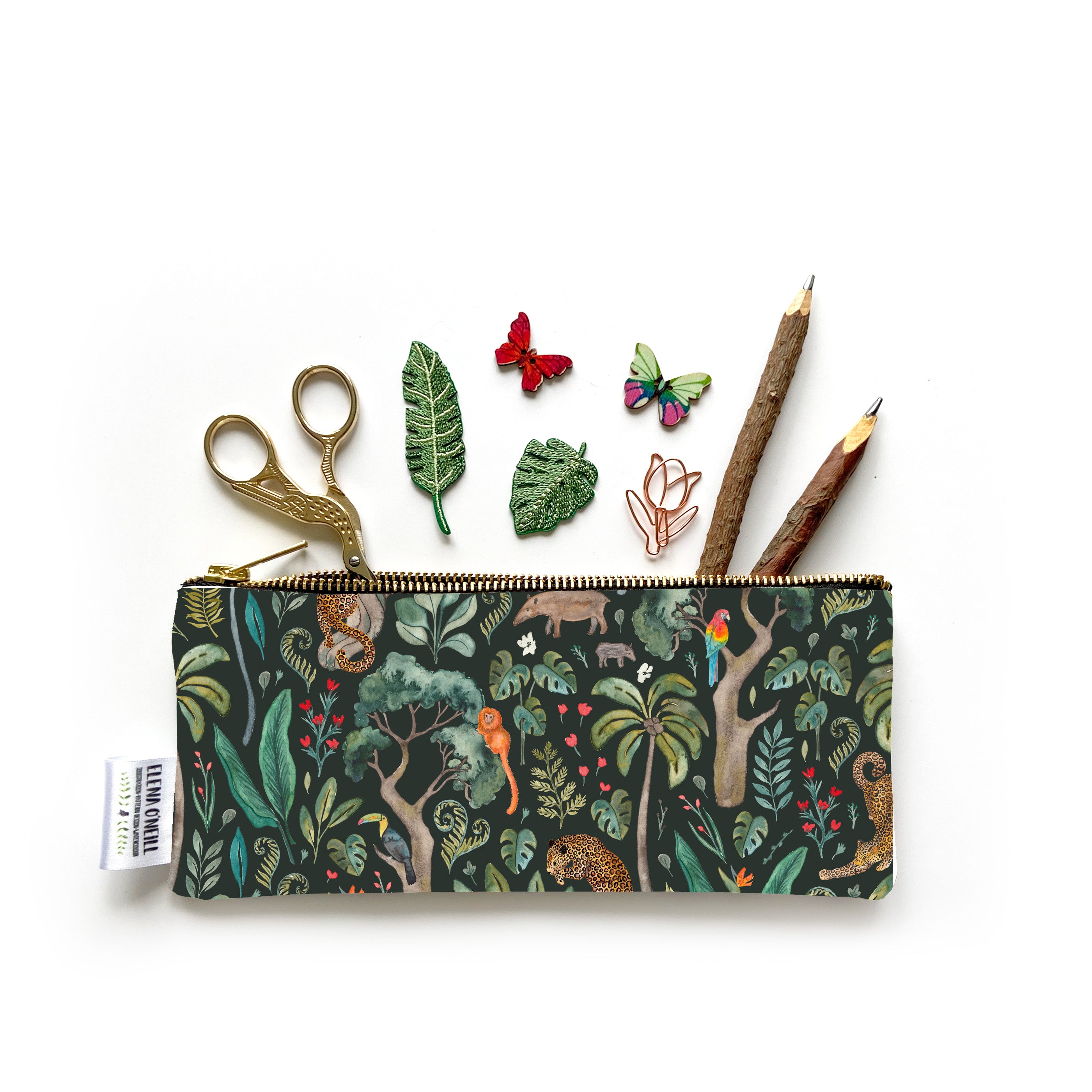 Jungle pencil case