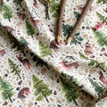 1/2m Deer Glade organic jersey fabric