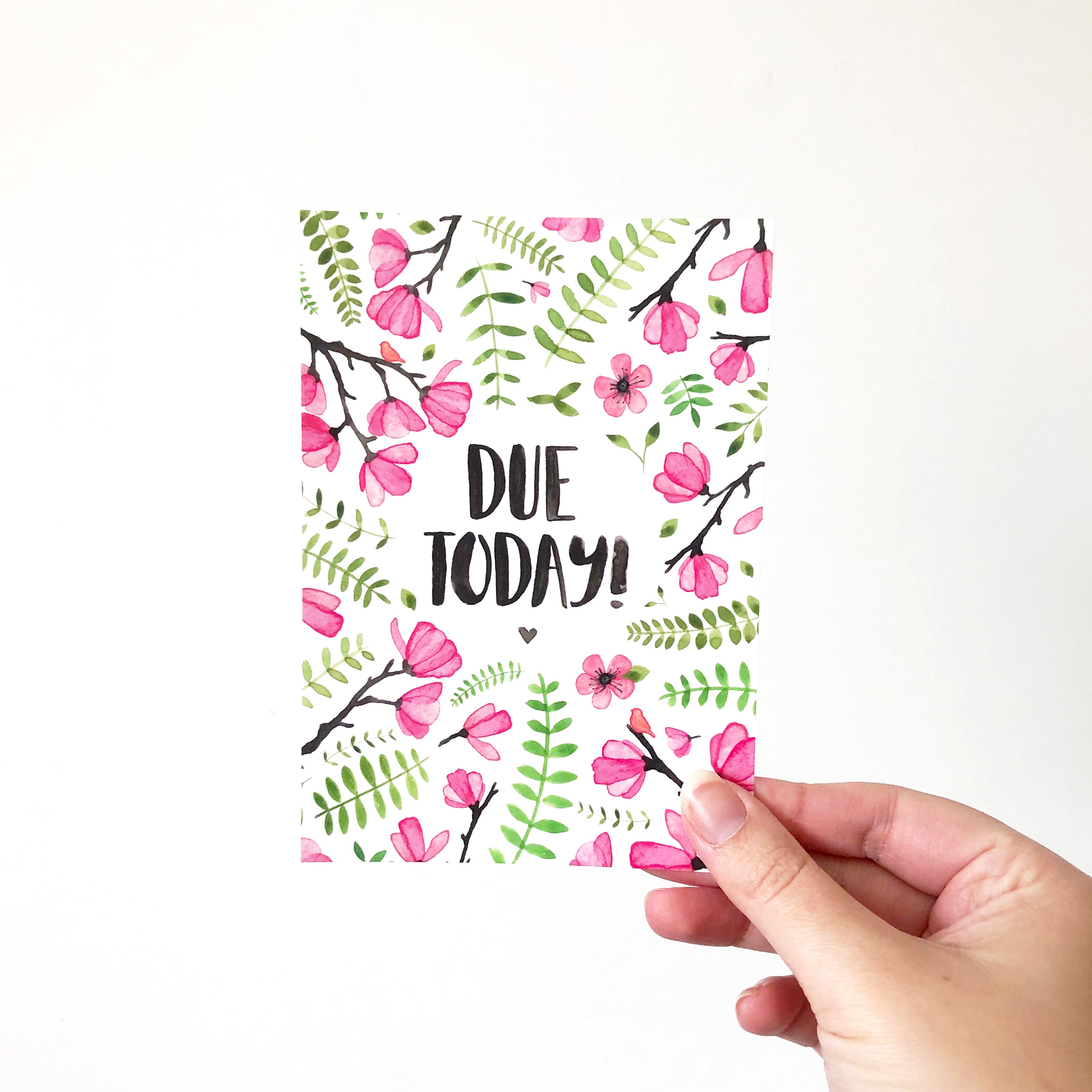 Pregnancy Milestone Cards - Cherry Blossom