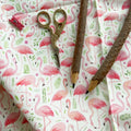 1m + flamingo cotton fabric