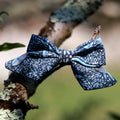 Floral Whale - Hair Bow