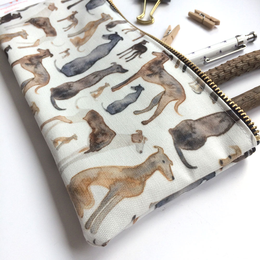 Sight hound pencil case