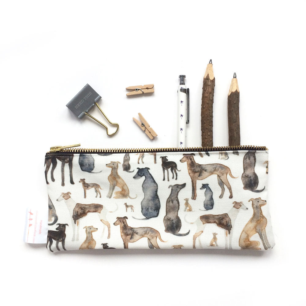 Sight hound pencil case