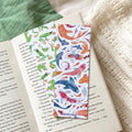 koi and frog double sided bookmark