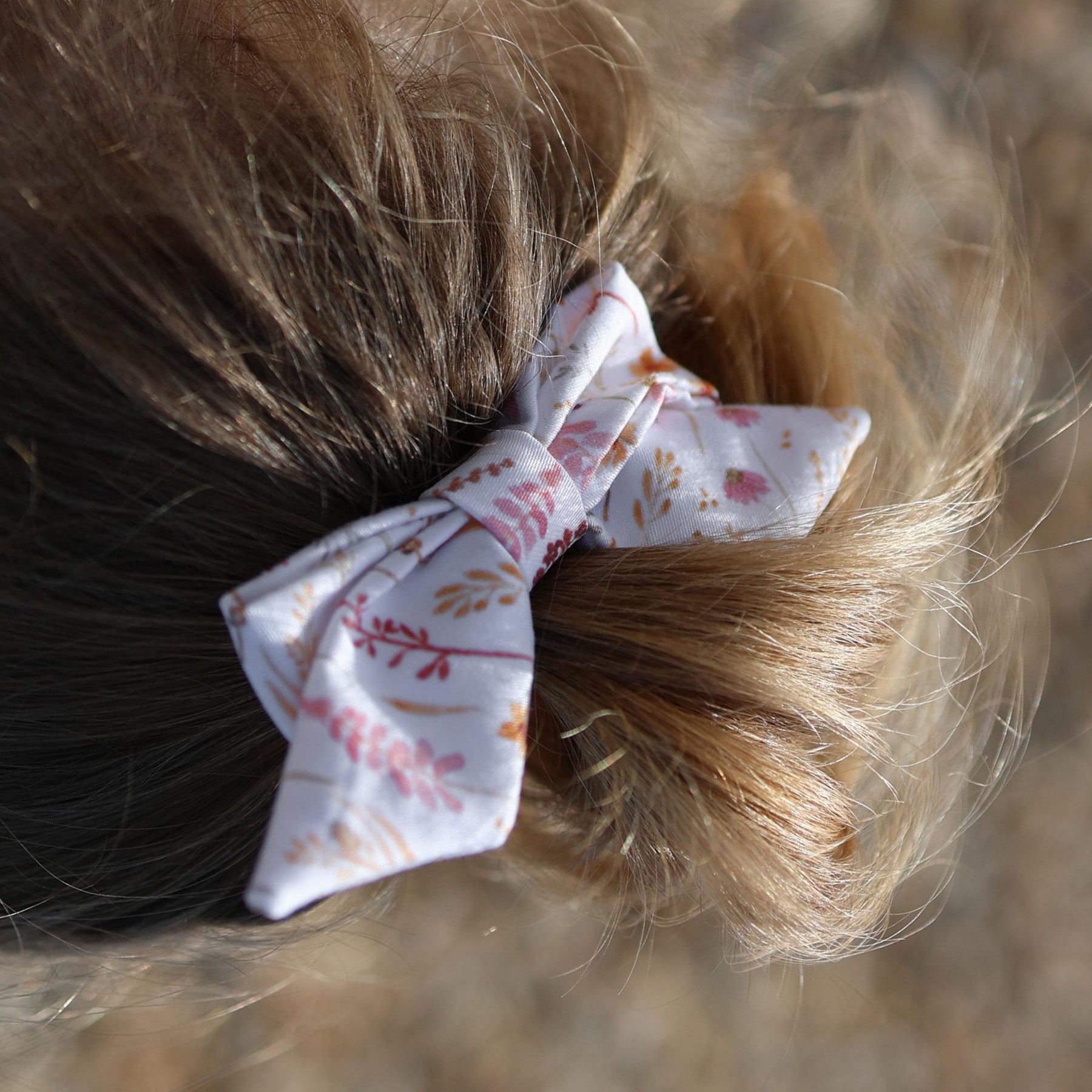 Late summer floral - Hair Bow