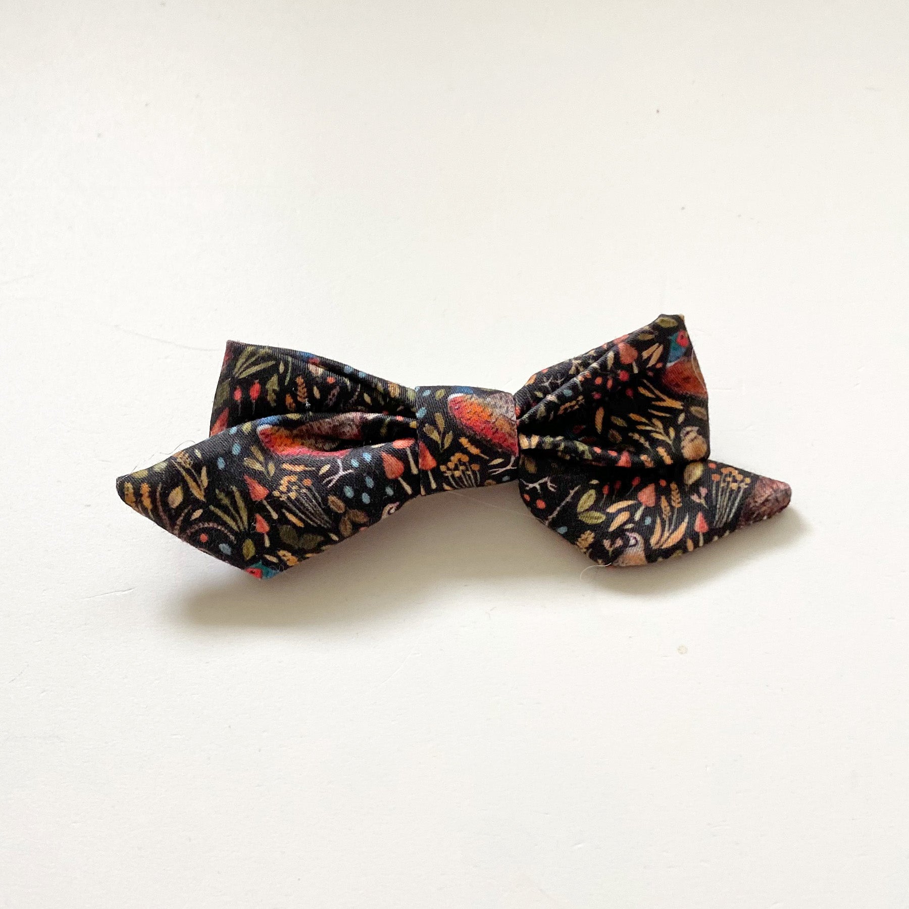 Floral Pheasant - Hair Bow