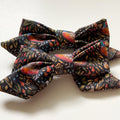 Floral Pheasant - Hair Bow
