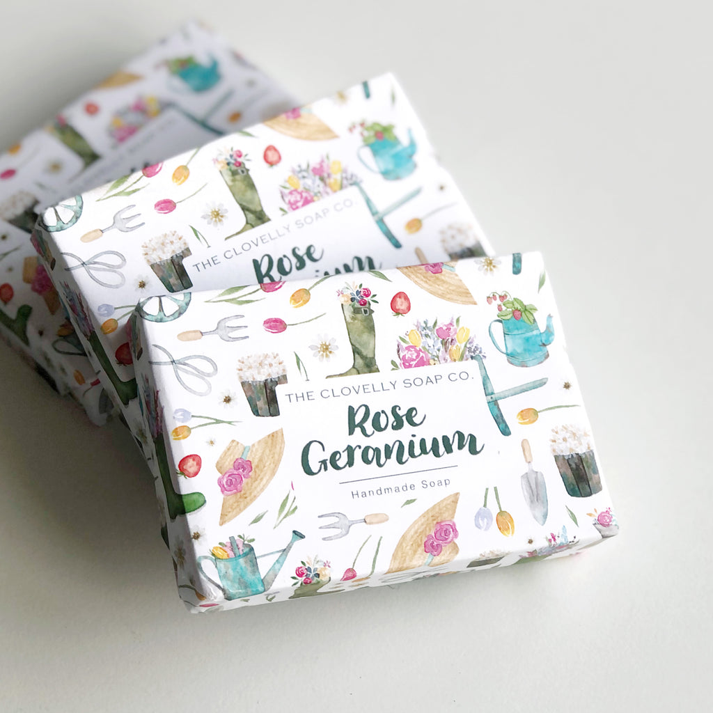 Rose Geranium - handmade soap