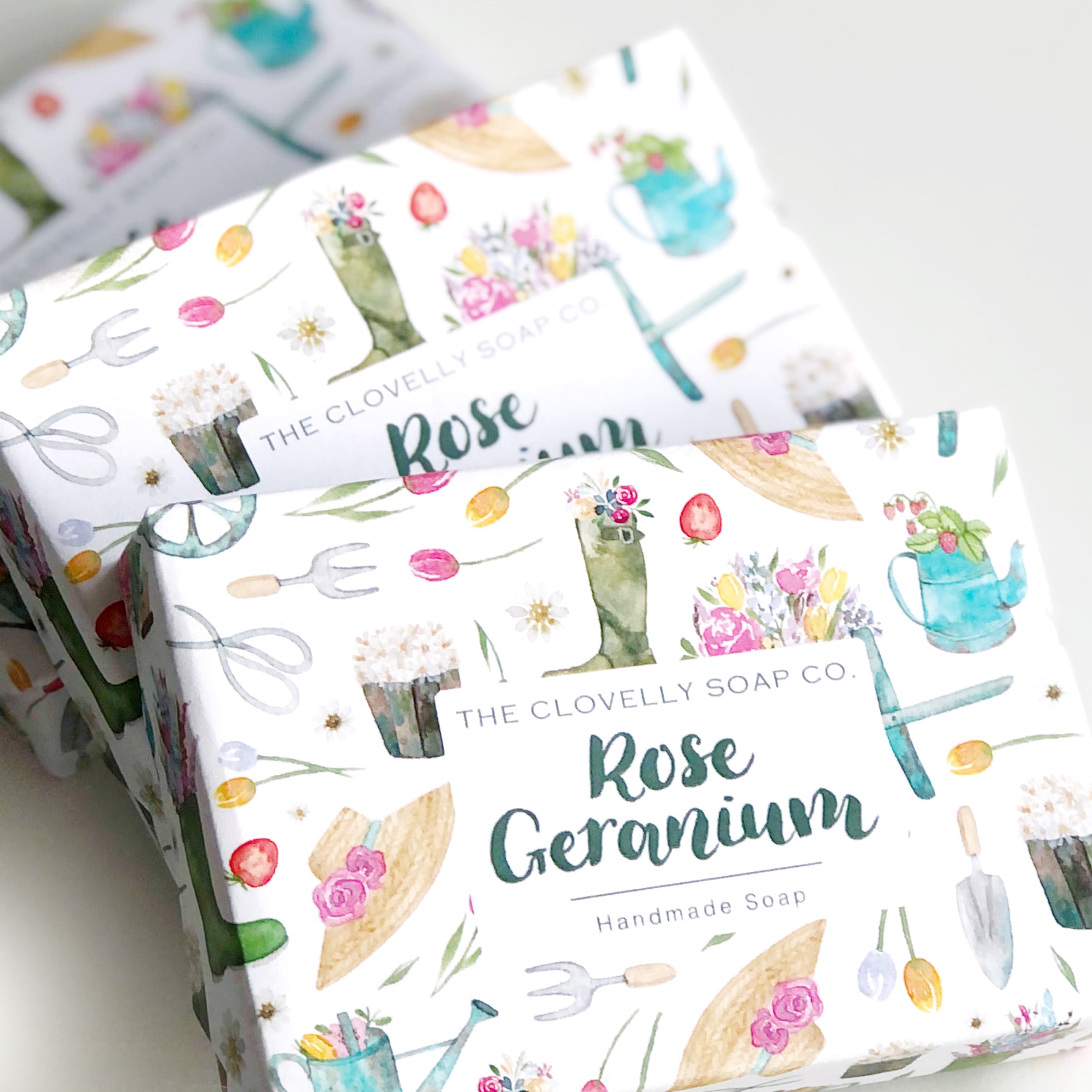 Rose Geranium - handmade soap