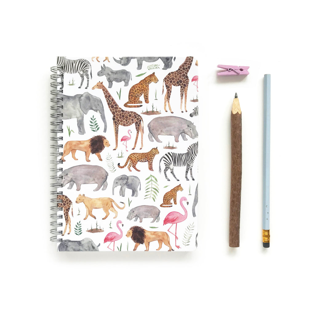 Safari Ring bound A5 Hardback Notebook