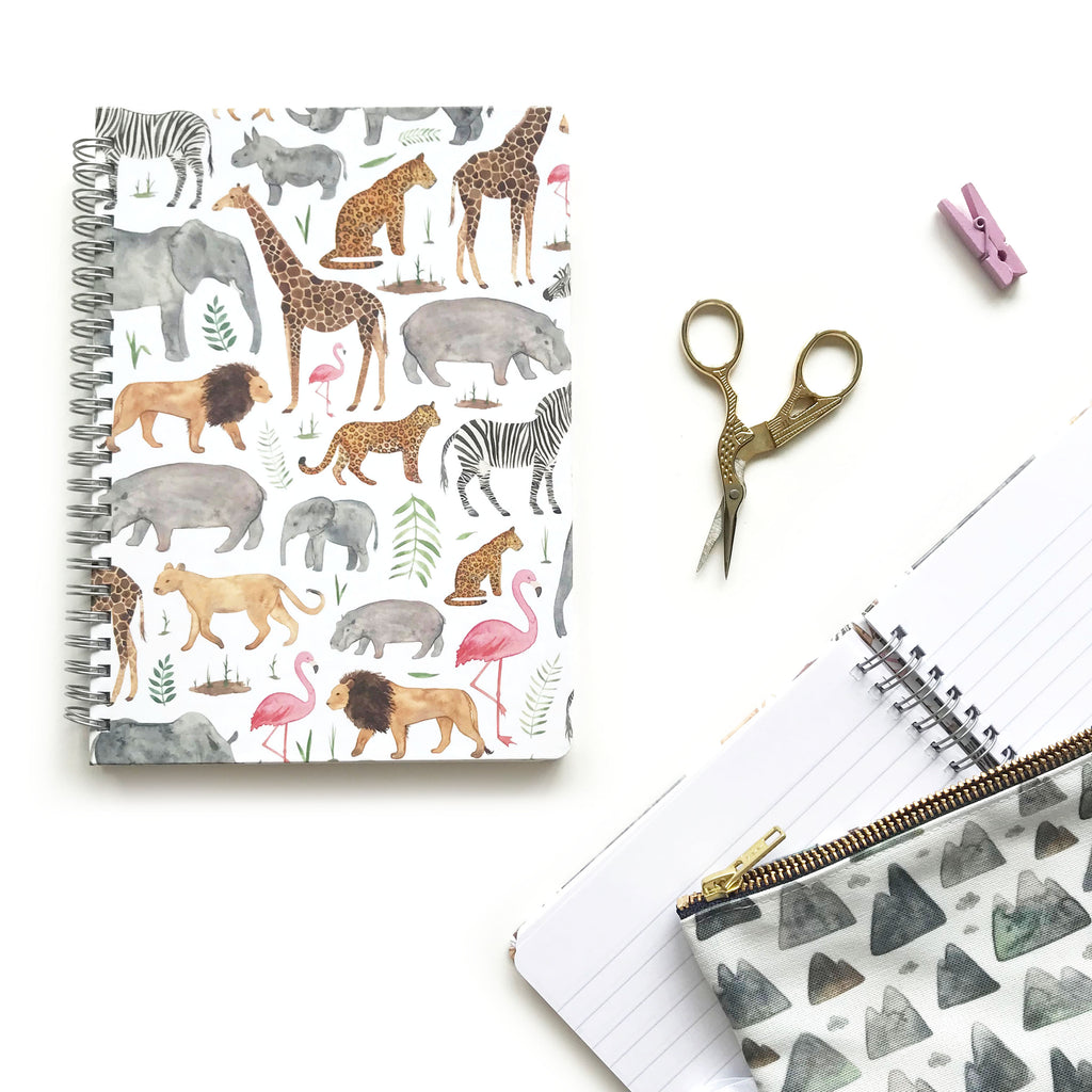 Safari Ring bound A5 Hardback Notebook