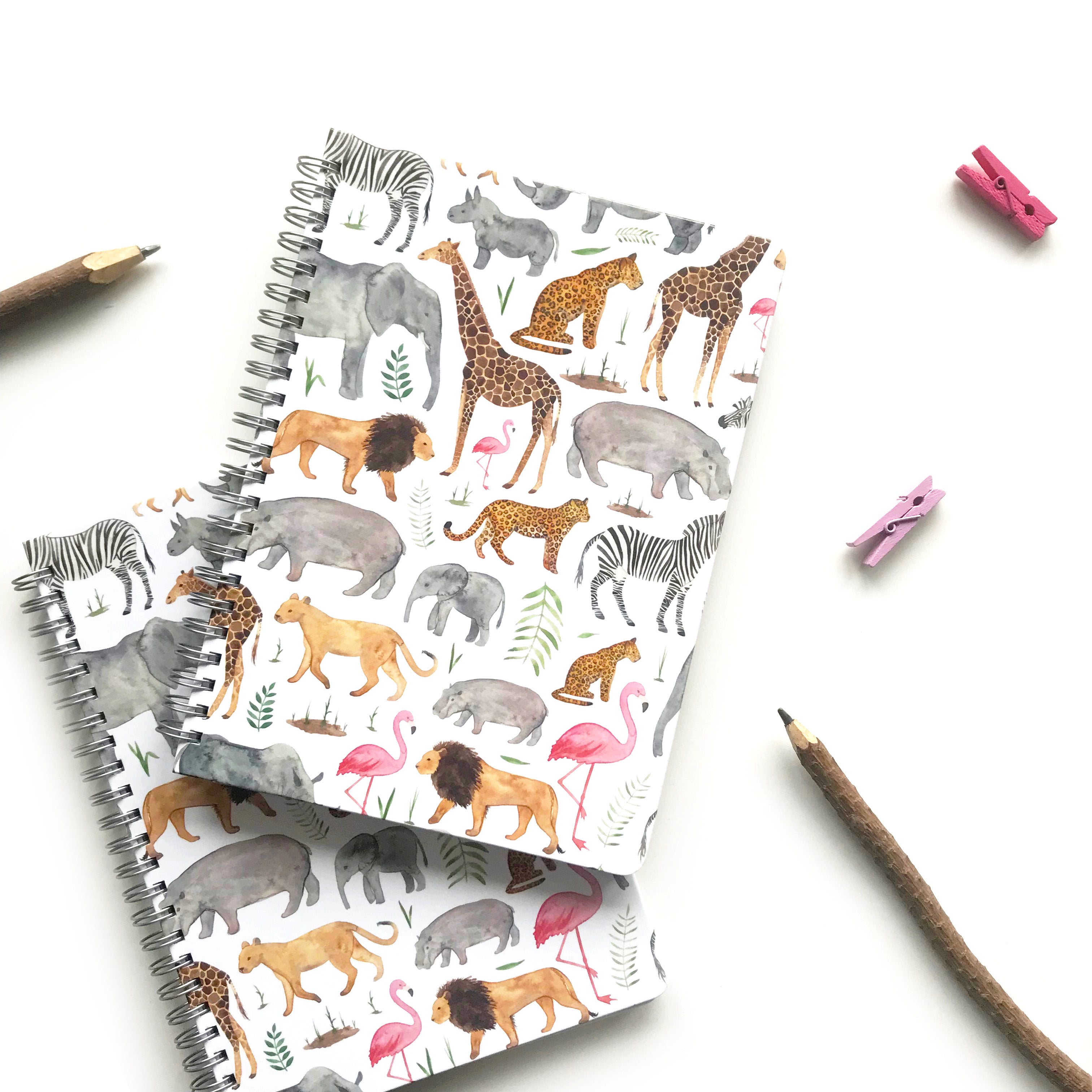 Safari Ring bound A5 Hardback Notebook