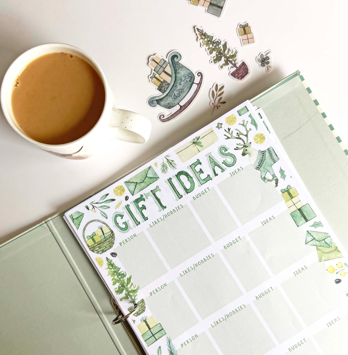 Christmas planner printable bundle