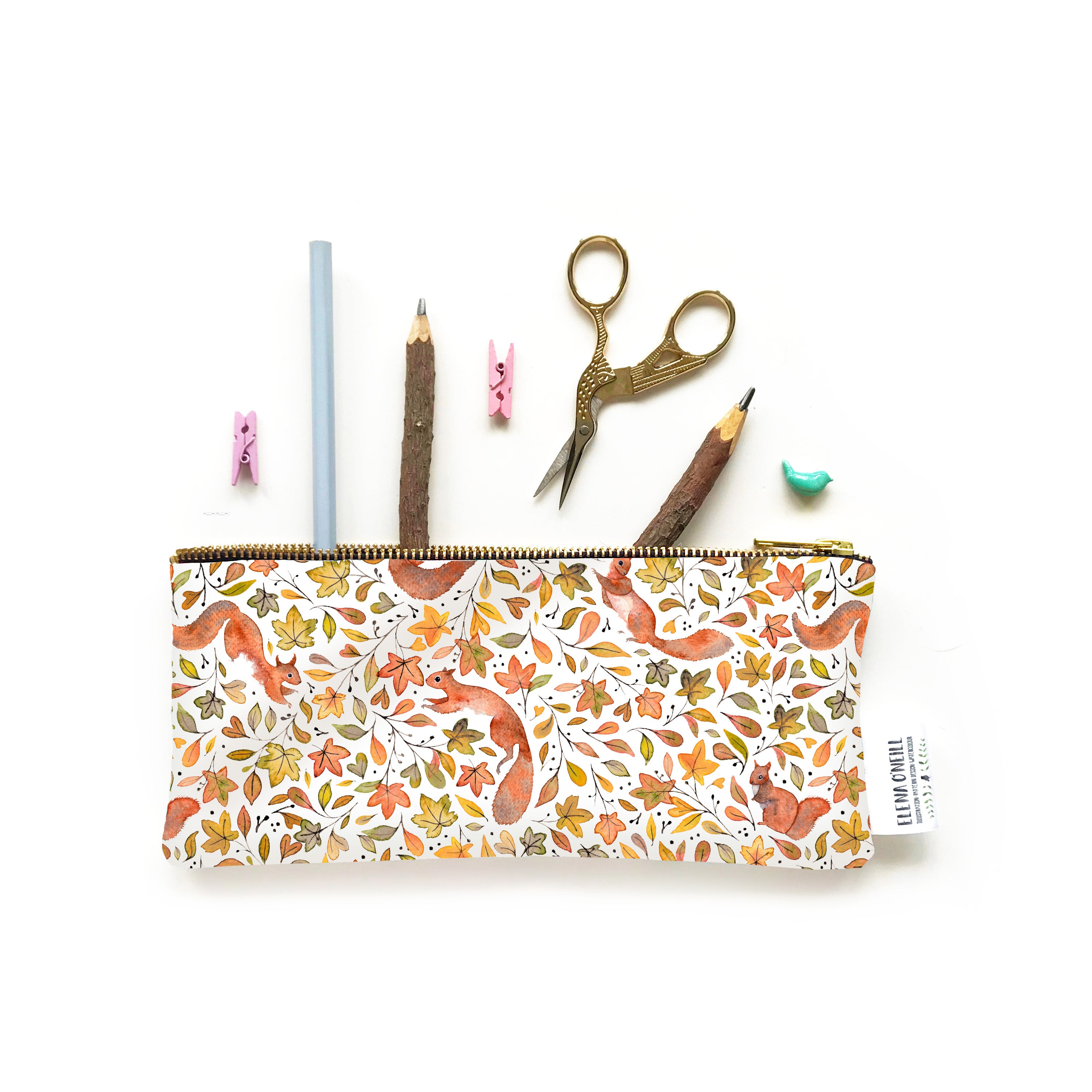 Squirrel pencil case
