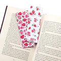 Strawberry double sided bookmark