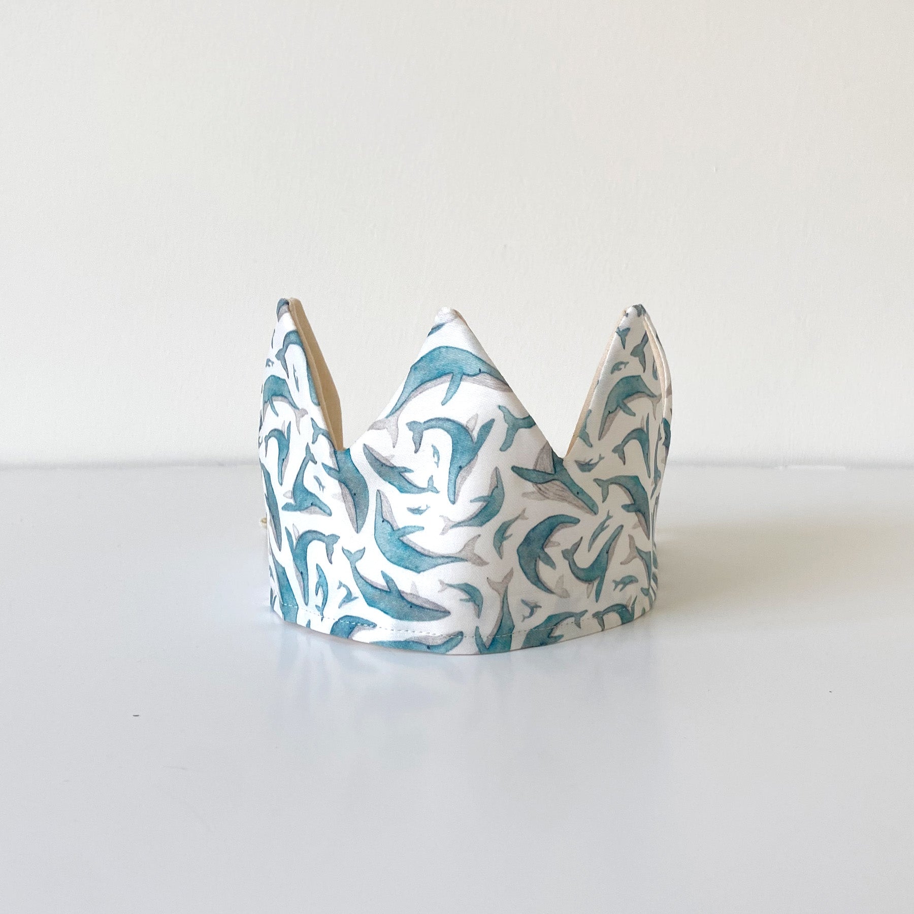 Whale - Fabric Crown
