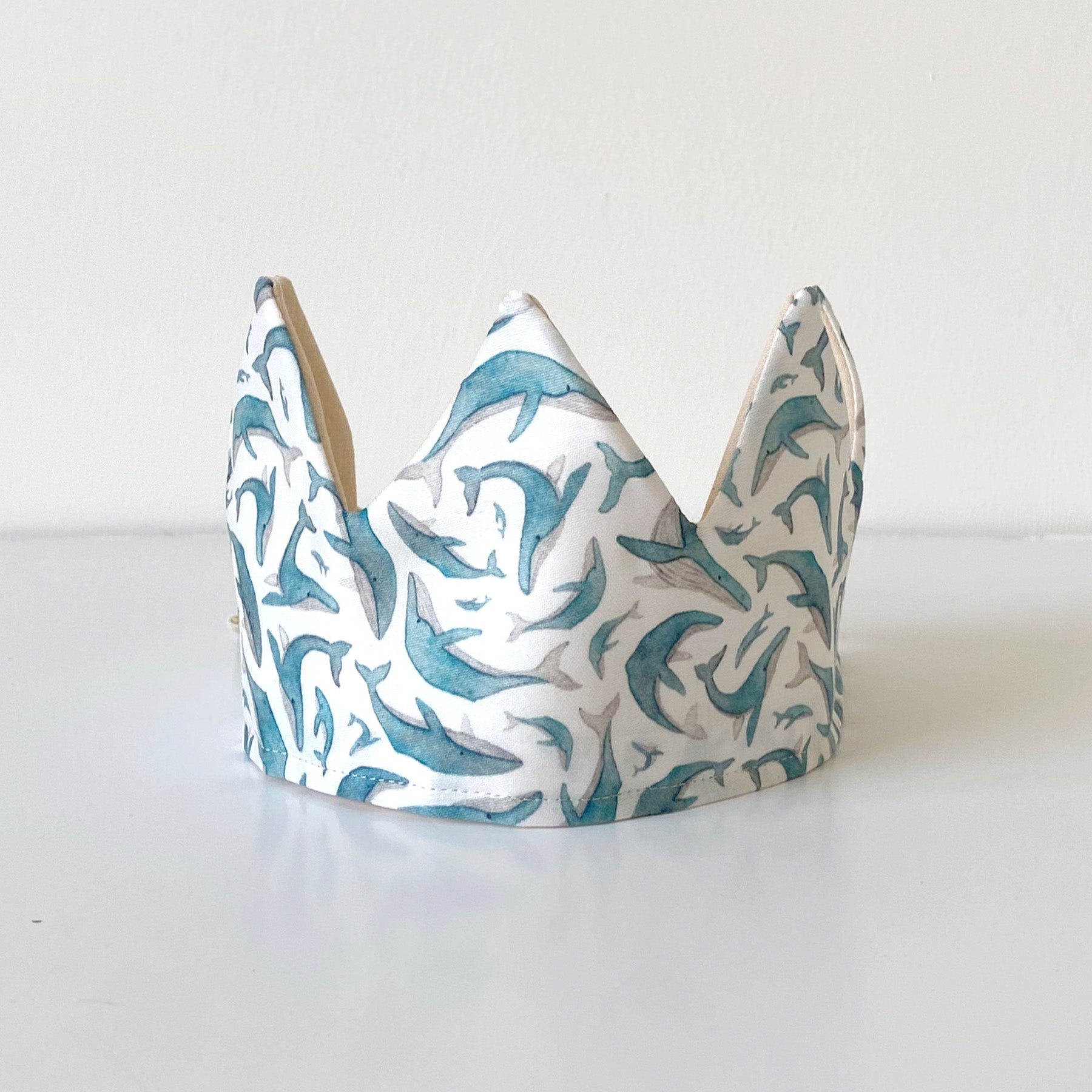 Whale - Fabric Crown