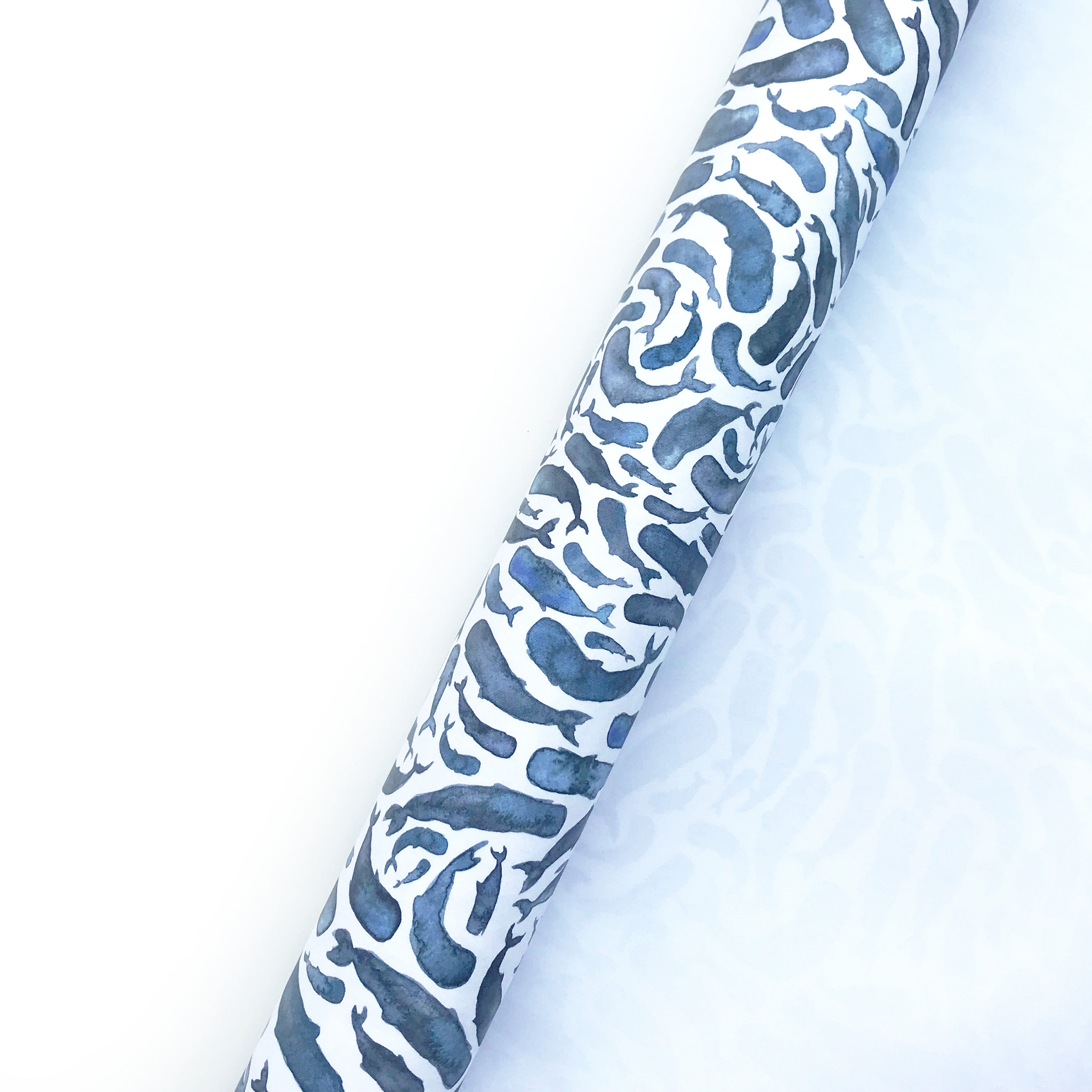 Whale - wrapping paper